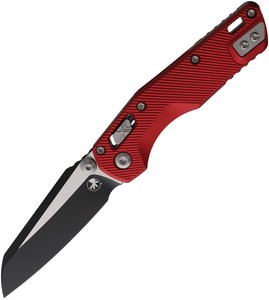 MCT210M1FLRD Microtech Standard Issue MSI Mini Ram-Lok Pocket Knife Red